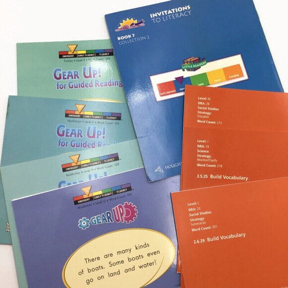 20 Classroom Readers Homeschool Books Mixed Lot Early Emergent Houghton Foresman - Picture 11 of 11